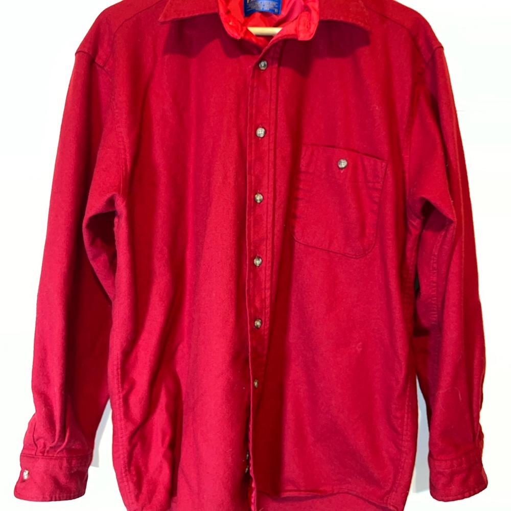 Pendleton Vibrant Red Wool Shirt